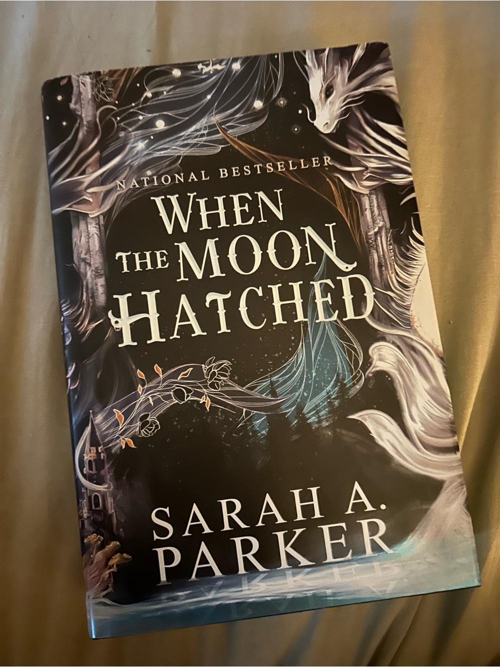 When the Moon Hatched Hardcover Book - Black & Blue